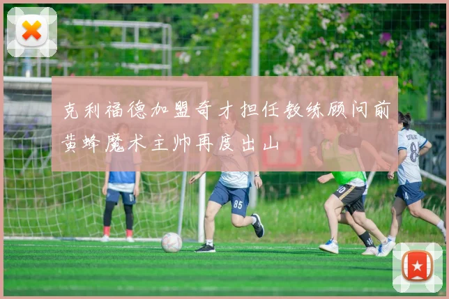 克利福德加盟奇才担任教练顾问前黄蜂魔术主帅再度出山